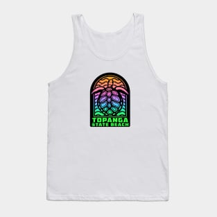 Topanga State Beach California Sea Turtle Park Tank Top